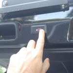 Toyota 4runner with aftermarekt power liftgate rear button